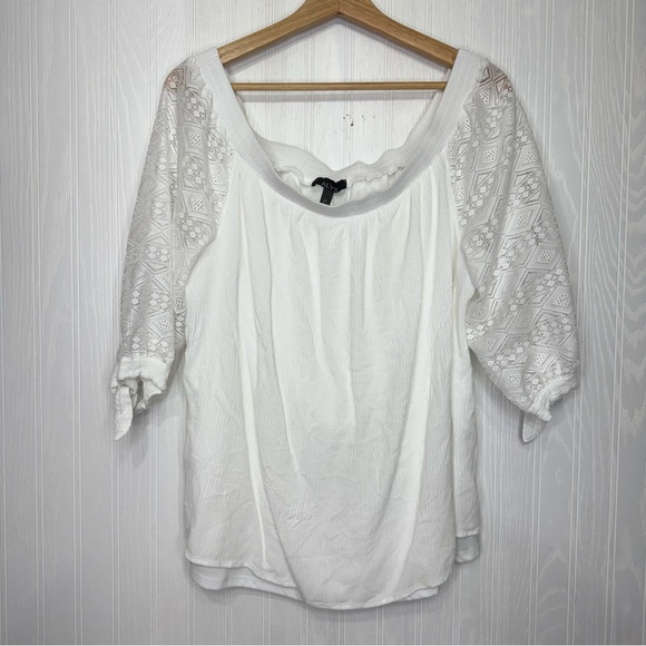 Alyx Tops - ALYX white off the shoulder shirt size 2X